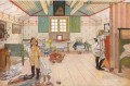 Las mamás y las niñas pequeñas 1897 Carl Larsson
